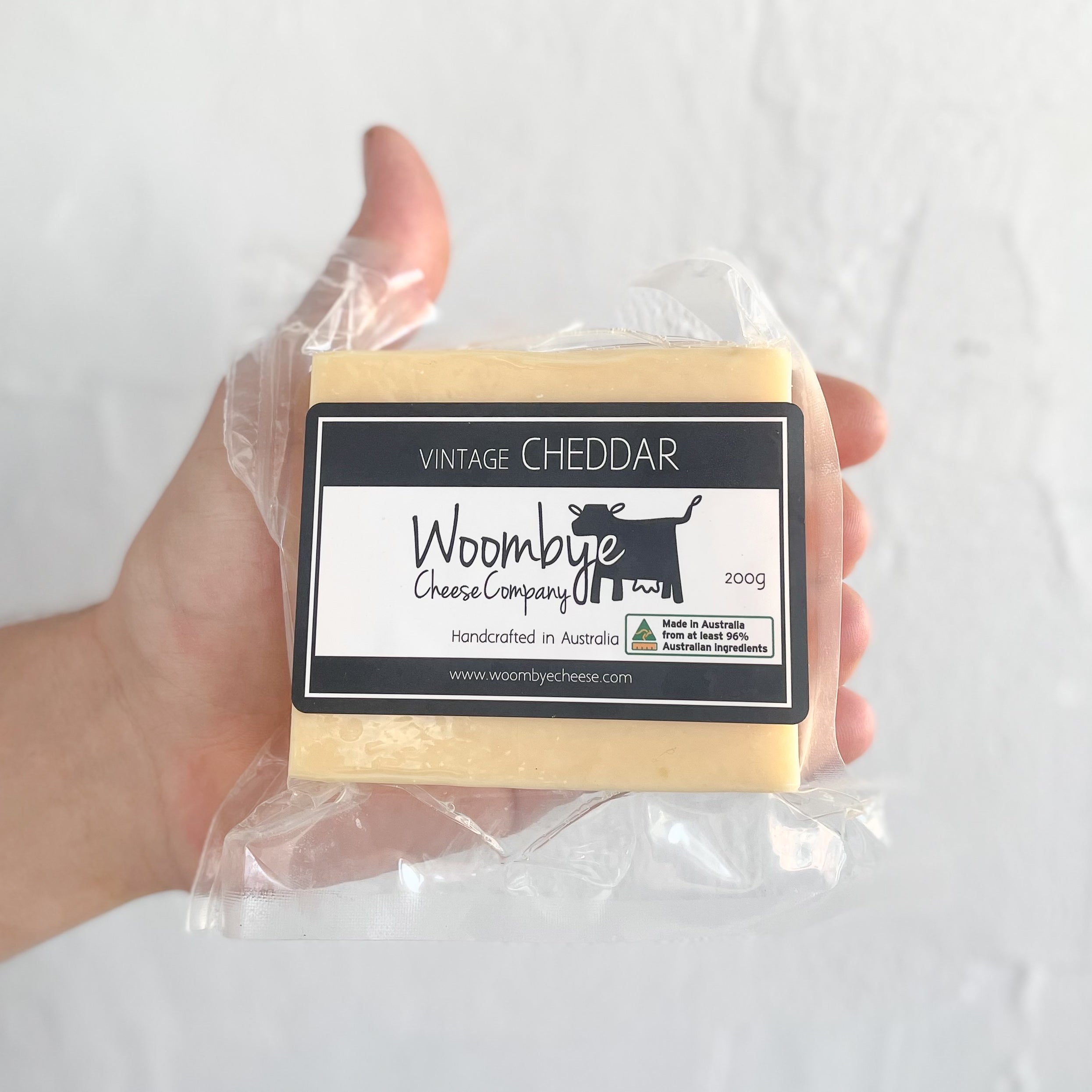 Woombye Cheese Company Vintage Cheddar 200g
