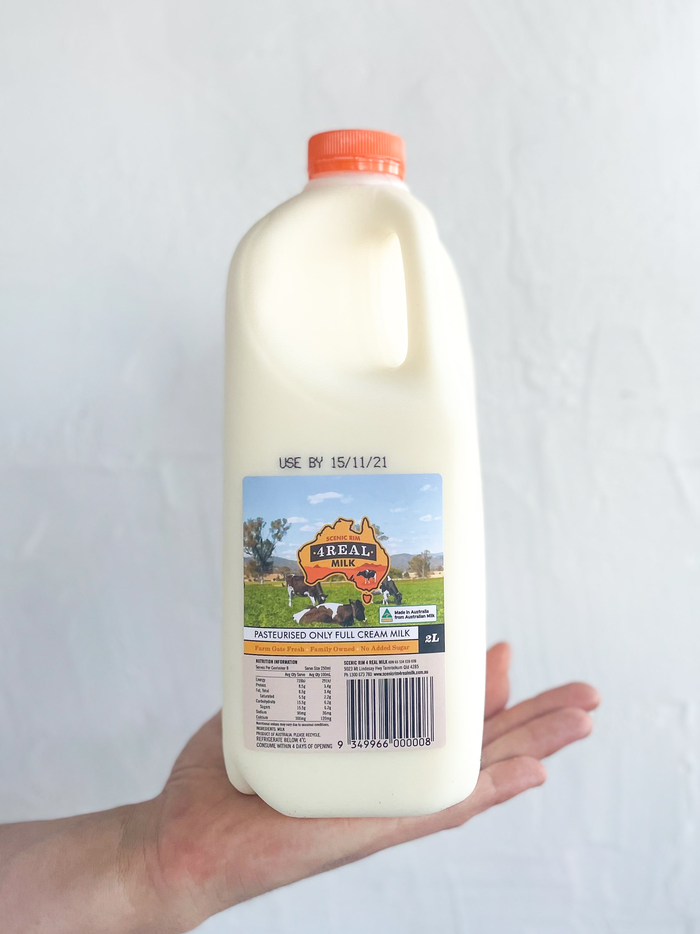 4Real Full Cream Milk 2L